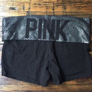 Pink Victoria Secret Athletic Yoga Shorts